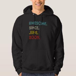 13 år gammal Fantastisk sedan juni 2009 13:e födel Hoodie