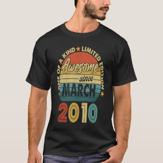 13 år gammal Fantastisk sedan mars 2010 13:e födel T Shirt