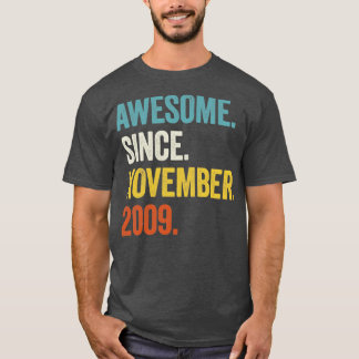 13 år gammal Fantastisk sedan november 2009 13:e f T Shirt