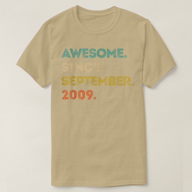 13 år gammal gåva 13:e födelsedag Fantastisk sedan T Shirt (Design framsida)