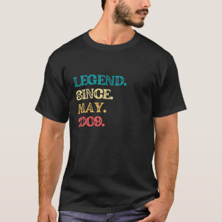 13 år gammal gåva sedan maj 2009 13:e födelsen t shirt