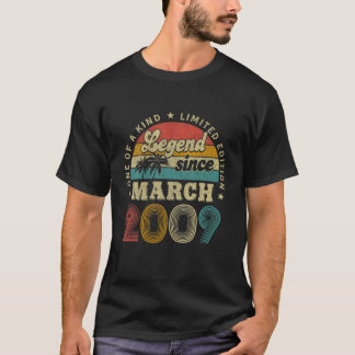 13 år gammal gåva sedan mars 2009 Birthda T Shirt