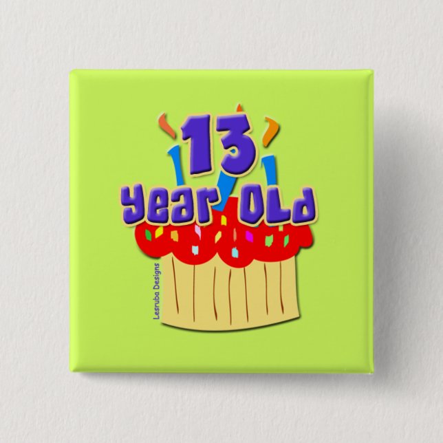 13 år gammal knapp (Framsida)
