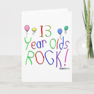 13 år gammal Sten! Kort för hälsning