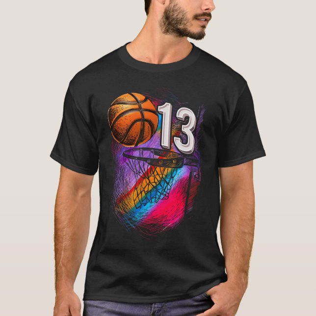 13-årig 13-dagars basketboll-Officiell Tonåring T Shirt (Framsida)
