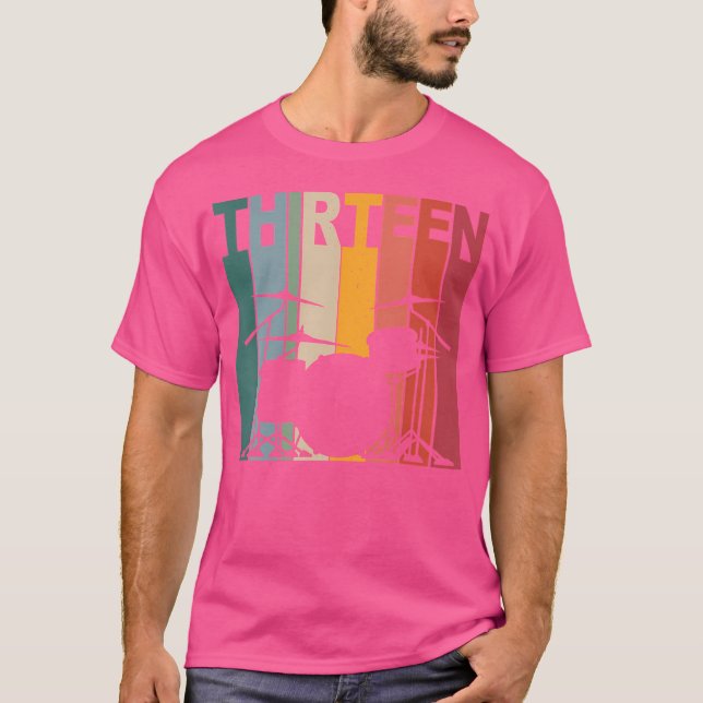 13-åriga Shirt 13:e födelsedagsdrummer T (Framsida)