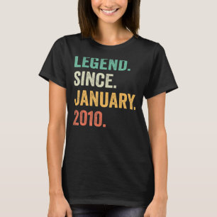 13 års ålder sedan januari t shirt