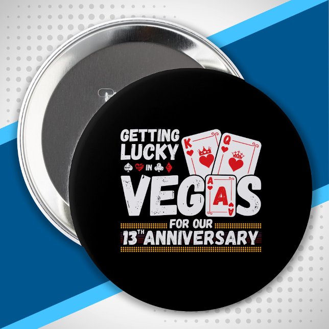 13-års bröllopsdag - Parresa till Las Vegas Knapp (Skapare uppladdad)