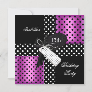 13-års födelsedagsfest tonårstjejer inbjudningar