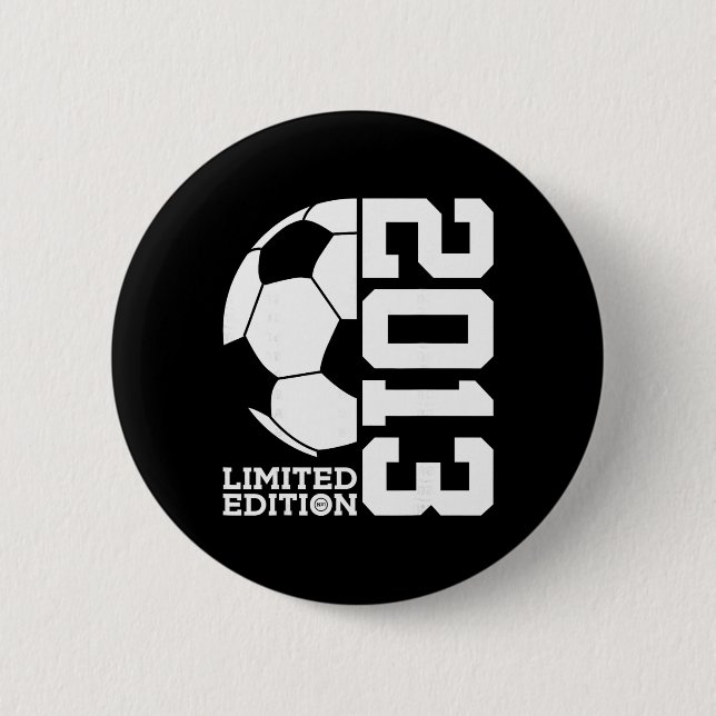 13-årsdag Fotboll Limited Edition 2013  Knapp (Framsida)
