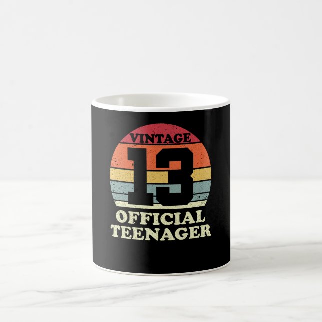 13-årsdag officiell tonåring 13 år gammal kaffemugg (Center)