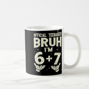 13-årsdag pojkar tonåring sex sju meme kaffemugg