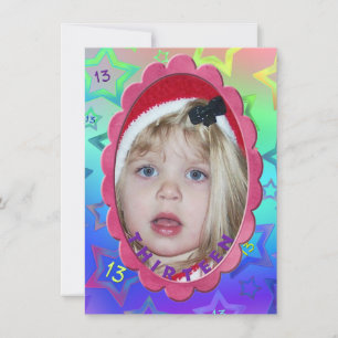 13-årsfest inbjudningar