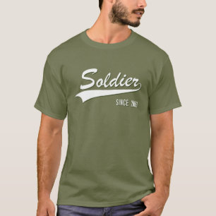 13-årsjubileum i Service Soldier sedan 2009 Gif T Shirt