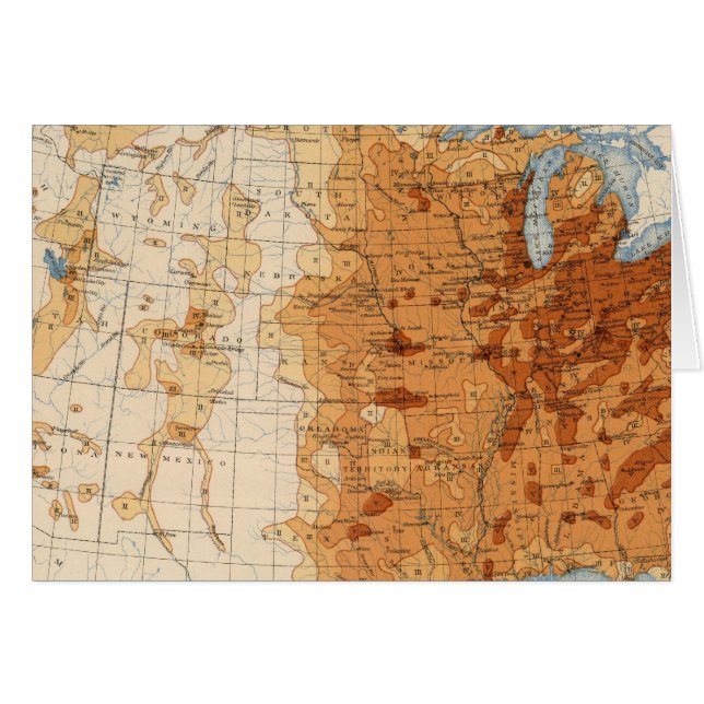 13 Befolkning 1900 Hälsningskort (Framsidan Horizontal)