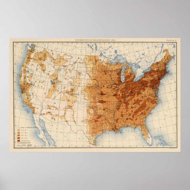 13 Befolkning 1900 Poster (Framsidan)