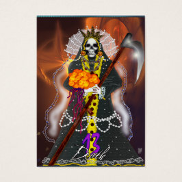 13 dödsfall visitkort