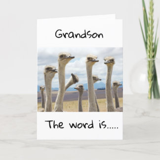 **13** DU ÄR NU EN TEENAGER **GRANDSON** KORT