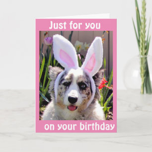 ***13:e BIRTHDAY*** TOG UT MIN ÖRON FÖR "DU" Kort