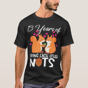 13:e Bröllop-årsdagen för den berömda gåvan t Shirt