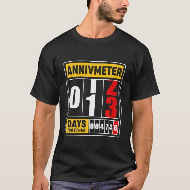 13:e Bröllop-årsdagen S för Par Make Wif T Shirt (Framsida)