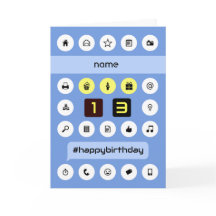 13:e datorfödelsedagen, lägg till namn personlig