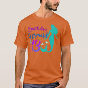 13:e födelsedag 13 år gammal magisk Sjöjungfru T Shirt