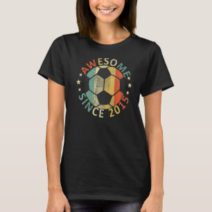 13:e födelsedag 13:e året gammal fotbollsspelare F T Shirt