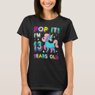 13:e födelsedag Fidget Leksak Birthday Girl 13 Yea T Shirt