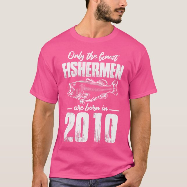 13:e födelsedag: Finst Fishermen Born 2011 T Shirt (Framsida)