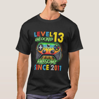 13:e födelsedag Gåsnivå 13 olåst Fantastisk T Shirt
