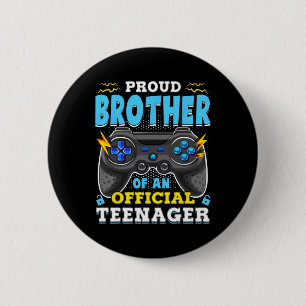 13:e födelsedag Proud Brother Officiell Teenager V Knapp
