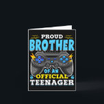 13:e födelsedag Proud Brother Officiell Teenager V Kort<br><div class="desc">13:e födelsedag,  toneröverkant för Officiell av proud-broder Video-spel överst</div>