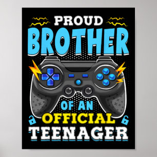 13:e födelsedag Proud Brother Officiell Teenager V Poster