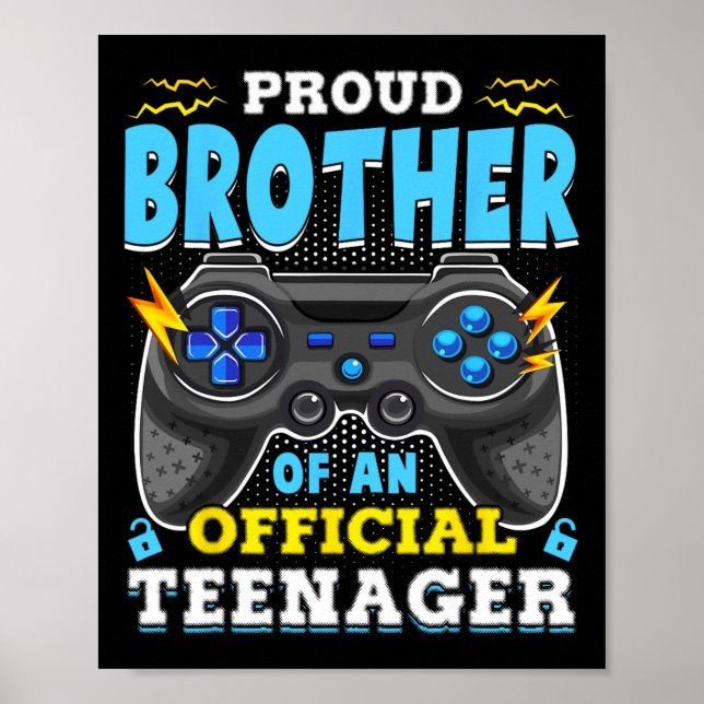 13:e födelsedag Proud Brother Officiell Teenager V Poster (Framsidan)