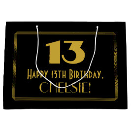 13:e födelsedagen — Art Deco Inspired Titta "13" &