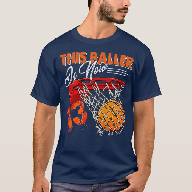 13:e födelsedagen Basketball TShirt Funny 13 år T Shirt (Framsida)