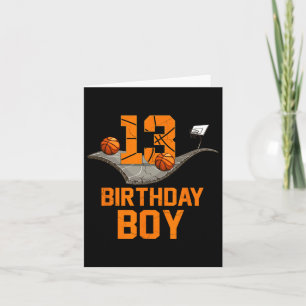 13:e födelsedagen Bysketbyll Jersey 13-årig pojke Kort