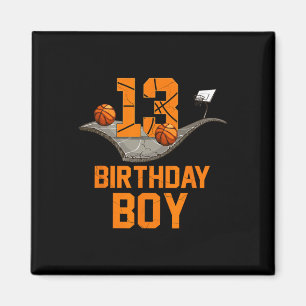 13:e födelsedagen Bysketbyll Jersey 13-årig pojke Magnet