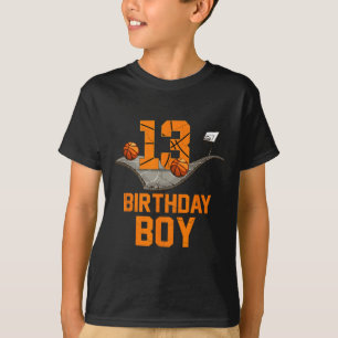 13:e födelsedagen Bysketbyll Jersey 13-årig pojke T Shirt