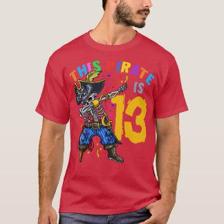 13:e födelsedagen Pirat T Shirt