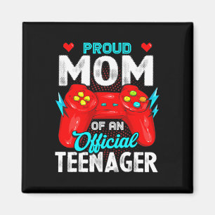 13:e födelsedagen Proud Mamma Officiell Teenager V Magnet