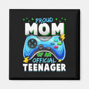 13:e födelsedagen Proud Mamma Officiell Teenager V Magnet