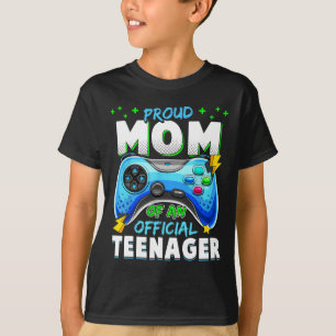 13:e födelsedagen Proud Mamma Officiell Teenager V T Shirt