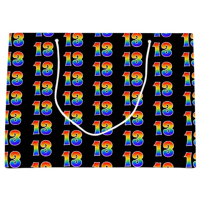 13:e födelsedagen: Roligt Regnbågshändelse nummer  (Framsidan)