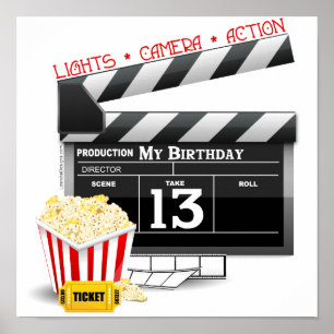 13:e födelsedagsfilmen Party Poster