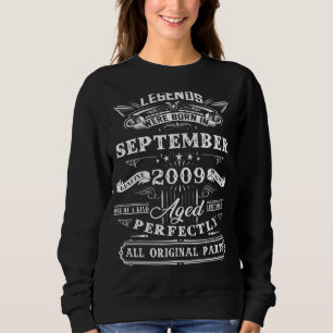 13:e födelsedagsljud född i september 2009 13 år Y T Shirt