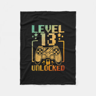 13:e födelsedagspojknivå 13 olåst 13-åring Vi Fleecefilt