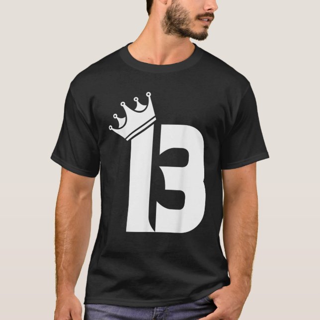 13:e födelsedagstidningen Boys Girls Teenager Vint T Shirt (Framsida)