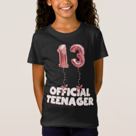 13:e Officiellen på födelsedagen: Tonåringar för e T Shirt